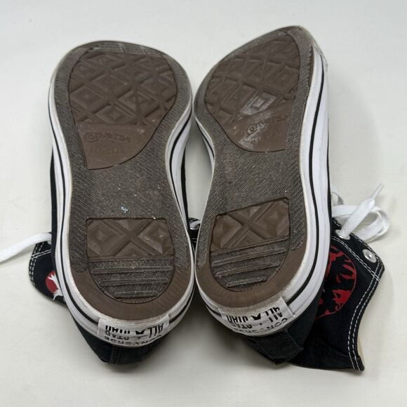 Converse All Star Itachi Uchiha Sneakers Mens 10.5 Black High Top Shoes Naruto - Picture 15 of 16